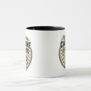 Caneca Correndo com Cafeína e Desordem Cafeteira Vintage
