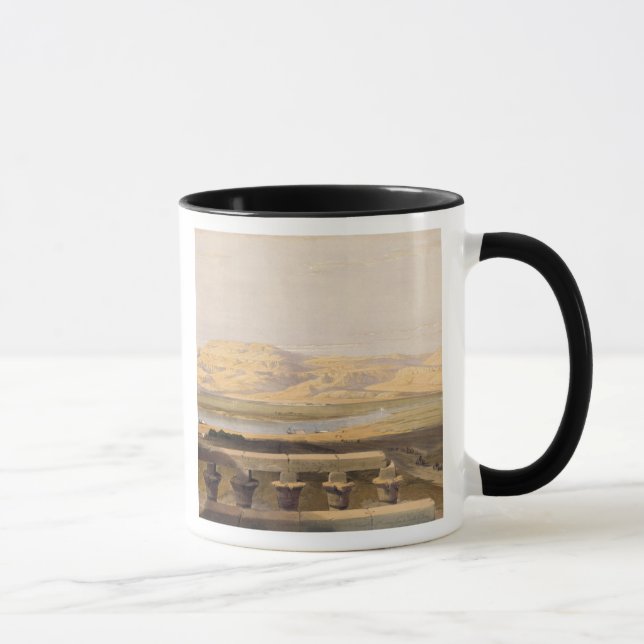 Caneca Corrente de montanhas líbio do templo de Luxor (Direita)