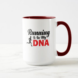 Caneca Correr Está No Meu DNA