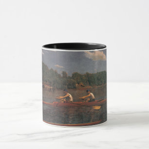 Caneca Corrida de Barcos Rebocados no Rio