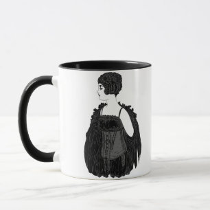 Caneca Corset de Flapper Vintage