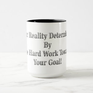 Caneca Corta A Sua Design De Realidade Significa Para Voc