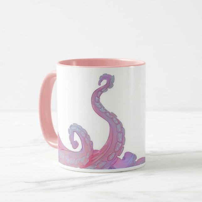 Caneca Cortar Tentacle Mug (Frente Esquerda)