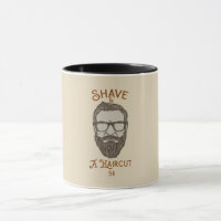 Corte & Um Desenho De Barbearia Retro Tipo Gráfico