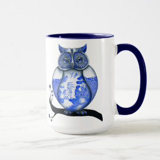 Caneca Coruja Azul