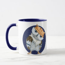 Coruja Bonita em Chapéu