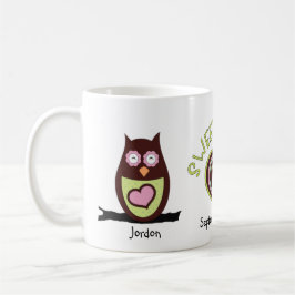 Caneca Coruja Casal Anniversário Mug