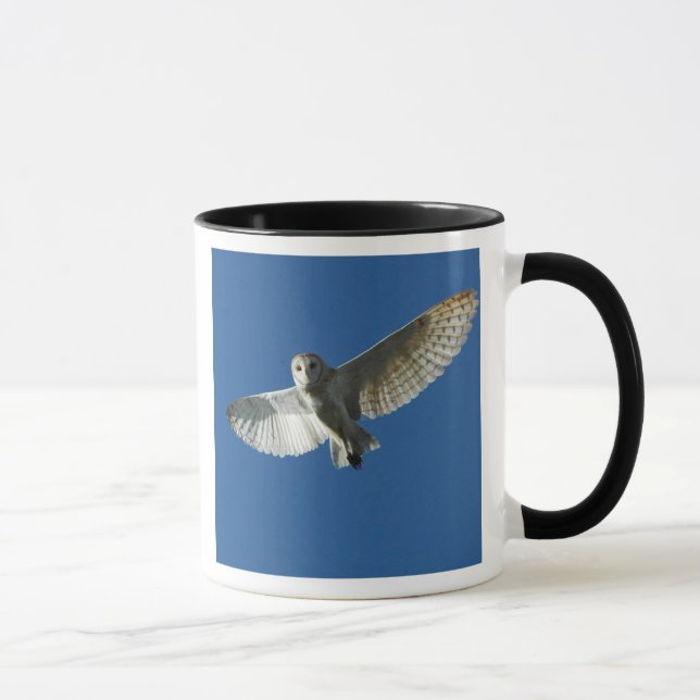 Caneca Coruja-das-torres em Voo Diurno (Direita)