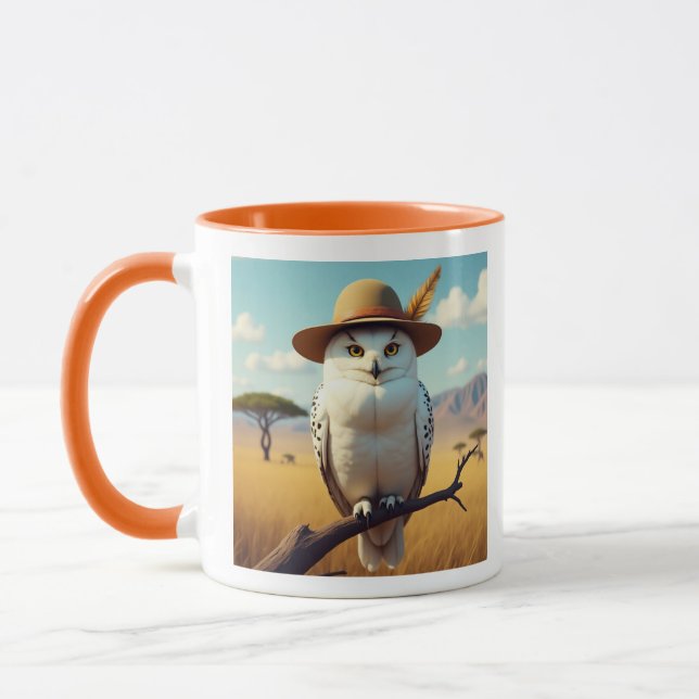 Caneca coruja na áfrica (Esquerda)