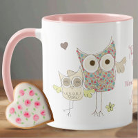 Caneca Coruja Personalizada para Professores
