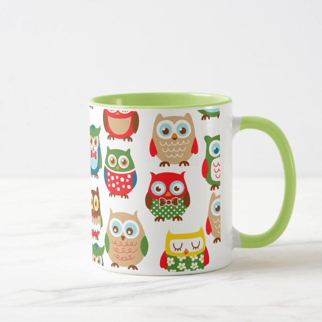 Caneca Corujas bonitos de Litte (Direita)