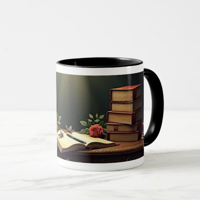 Caneca Corvo e Caveira (Frente Esquerda)
