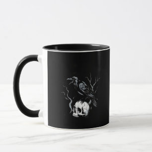 Caneca Corvo F-Caw-F Pássaro Engraçado Dizendo Humor Meme