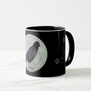 Caneca Corvo, Lua e Estrelas