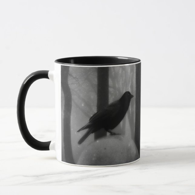 Caneca Corvos Profundos Na Floresta (Esquerda)
