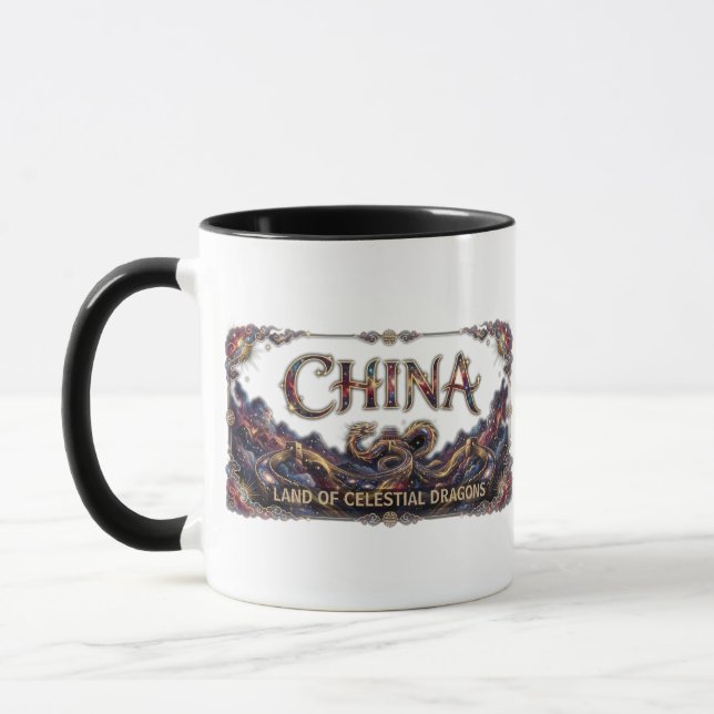Caneca Cosmic China Dragon Great Wall (Esquerda)