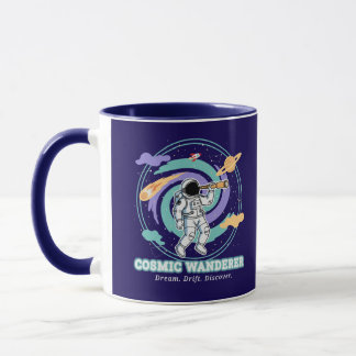 Caneca Cosmic Wanderer Astronaut Telescop