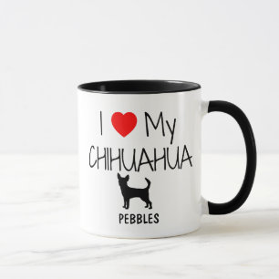 Caneca Costume Amo Meu Chihuahua