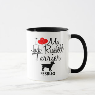 Caneca Costume Amo Meu Jack Russell Terrier Mug