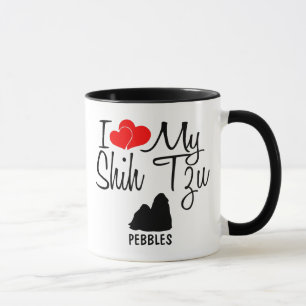 Caneca Costume Amo Meu Shih Tzu Mug