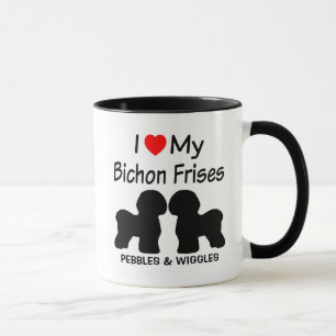 Caneca Costume Amo Meus Dois Cachorros De Bicão
