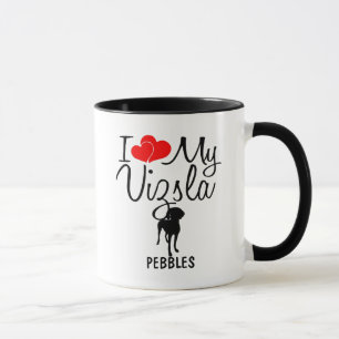 Caneca Costume Amo Minha Vizsla Mug