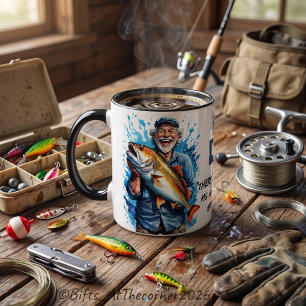 Caneca Cota das Capturas de Peixe Grande do Pescador