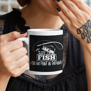 Caneca Cota Engraçada De Pesca Fala Colega De Pesca