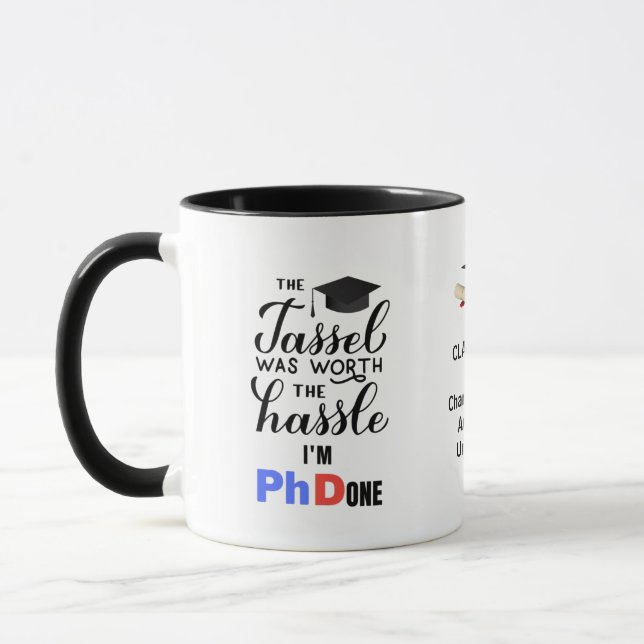 Caneca Cotação de Formando de Graduação Personalizada do  (Esquerda)