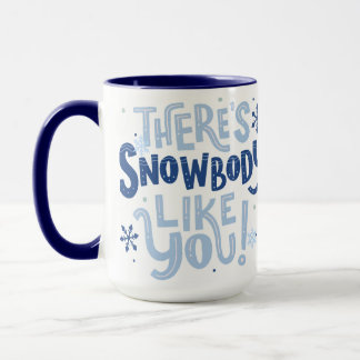 Caneca Cotação de Natal Mug - Tem um corpo de neve como v