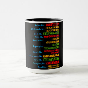 Caneca Cotações do Mês da História Negra - Herói Afro-Ame
