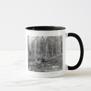 Caneca Cotoes das árvores reduzidas pelo partido de