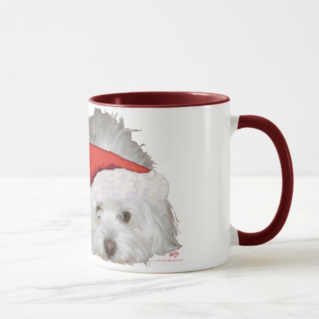 Caneca Coton de Tulear - Esperando (Direita)