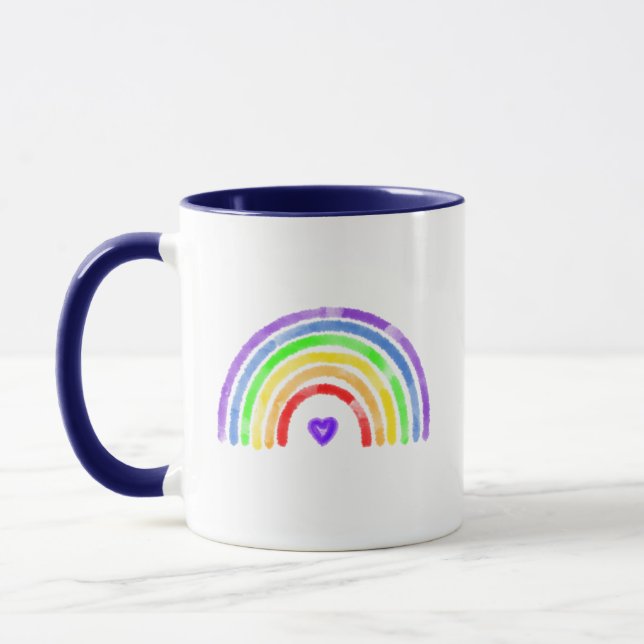 Caneca Cotovelo arco-íris LGBTQIA (Esquerda)