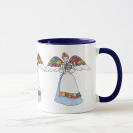 Caneca Country Angel (Azul)