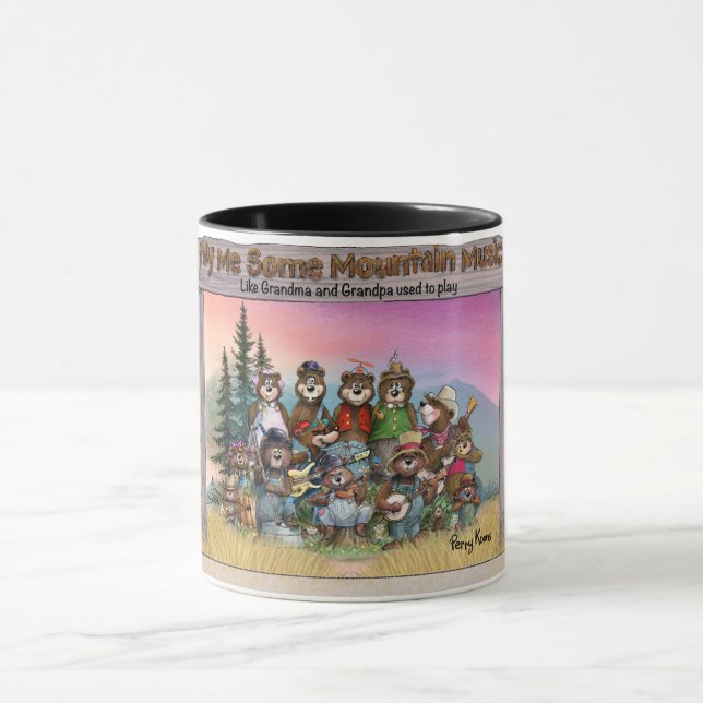 Caneca Country Bear Mountain Music (Centro)
