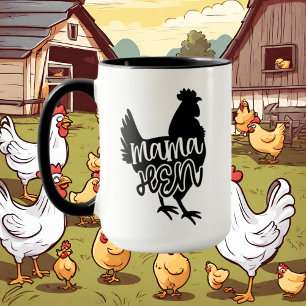 Caneca Country Mama em vez de arte