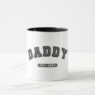 Caneca Couro Cinza Papai Est. Gráfico Estabelecido