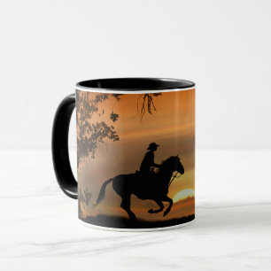 Caneca Cowboy País Oeste Cavalo Costeiro
