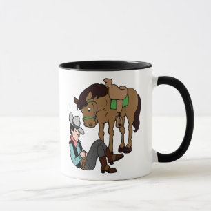 Caneca Cowboy Siesta Resting Horse