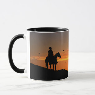 Caneca Cowboy Sunset Horse