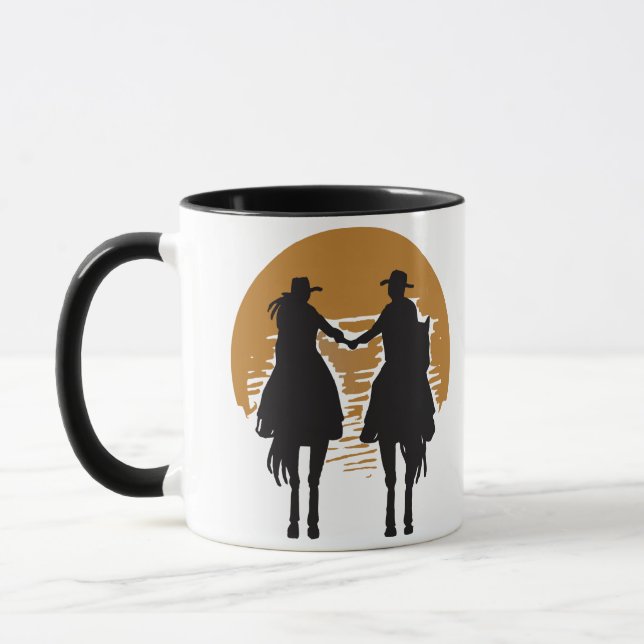 Caneca Cowgirl e Cowboy (Esquerda)