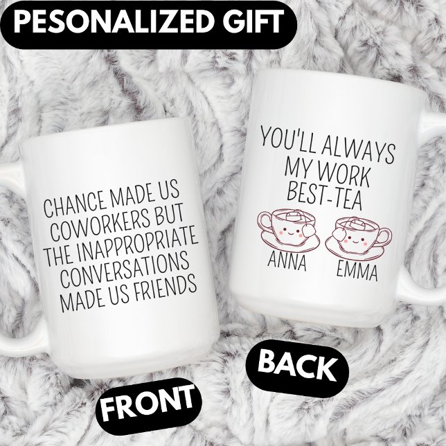 Caneca Coworker Farewell Gift, Personalized Leaving (Criador carregado)