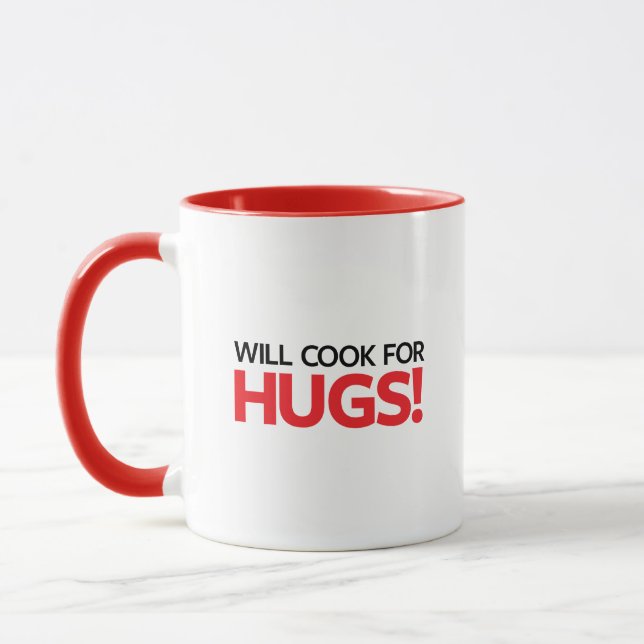 Caneca Cozinhará para abraços (Esquerda)