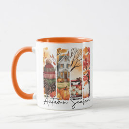 Caneca Cozy Autumn Season Brushstroke