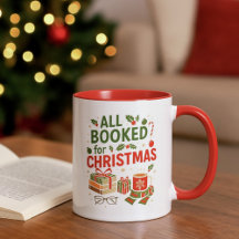 Cozy Booked for Christmas Red Green for Readers