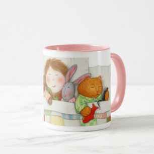 CANECA COZY QUILT Combinação Rosa
