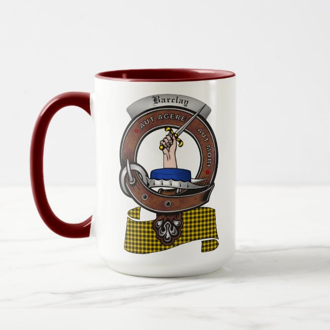 Caneca Crachá Barclay Clan Combo 15oz Mug (Esquerda)