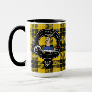 Caneca Crachá Barclay Clan e Tartan Combo 15oz Mug