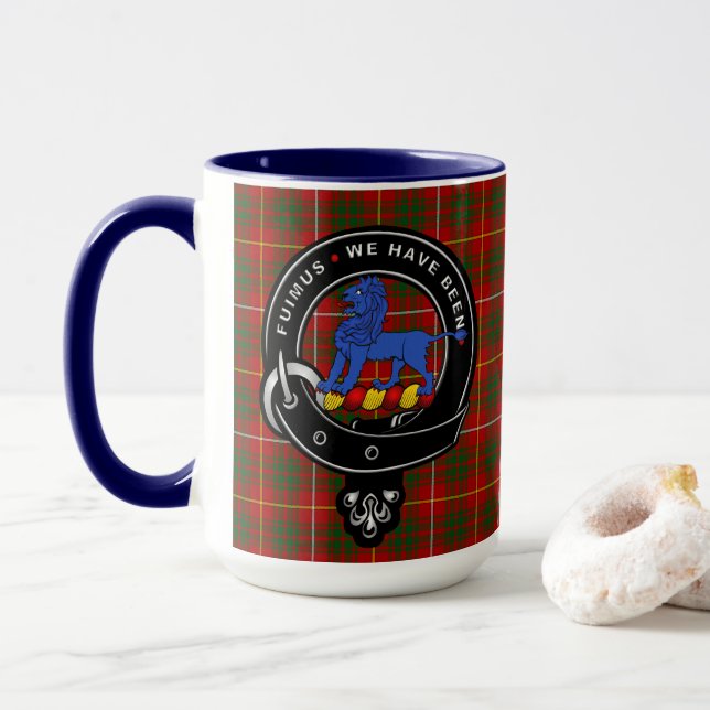 Caneca Crachá Bruce Clan Combo 15oz Mug (Com Donut)
